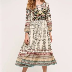 Bhanuni by Jyoti Far Fields Midi Dress Sleeveless